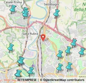 Mappa Via Sestino, 00138 Roma RM, Italia (3.34)