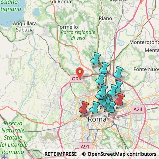 Mappa Via del Casale Ghella, 00189 Roma RM, Italia (7.92857)