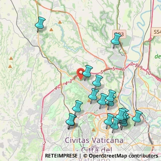 Mappa Via del Casale Ghella, 00189 Roma RM, Italia (5.26833)