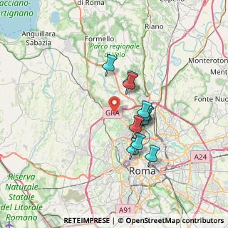 Mappa Roma - VIA CASSIA Roma Lazio 00054 IT, 00191 Roma RM, Italia (5.74545)
