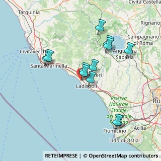 Mappa Via delle Aralie, 00052 Cerveteri RM, Italia (14.92833)