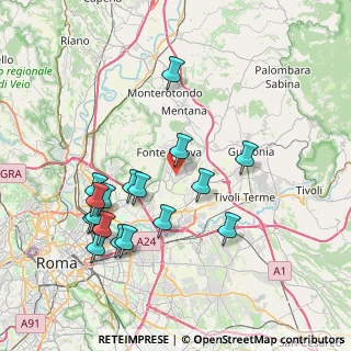 Mappa Via dell'Auriga, 00012 Colleverde II RM, Italia (8.32471)