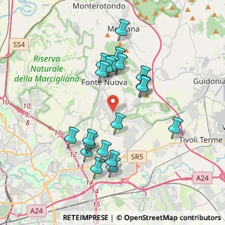 Mappa Via dell'Auriga, 00012 Colleverde II RM, Italia (3.79)