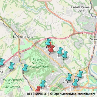 Mappa Via Tessennano, 00189 Roma RM, Italia (3.07833)