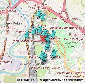 Mappa Via Monterchi, 00138 Roma RM, Italia (0.622)