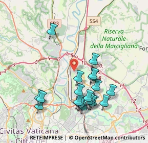 Mappa Via Capannori, 00138 Roma RM, Italia (4.1605)