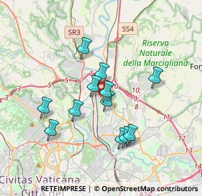 Mappa Via Capannori, 00138 Roma RM, Italia (3.21)