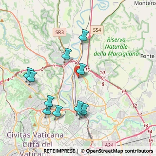 Mappa Via Capannori, 00138 Roma RM, Italia (4.48818)