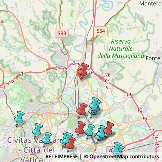 Mappa Via Capannori, 00138 Roma RM, Italia (6.722)