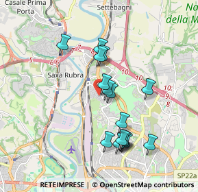 Mappa Via Monterchi, 00138 Roma RM, Italia (1.79938)