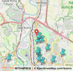 Mappa Via Capannori, 00138 Roma RM, Italia (2.49182)