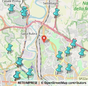 Mappa Via Capannori, 00138 Roma RM, Italia (3.31875)