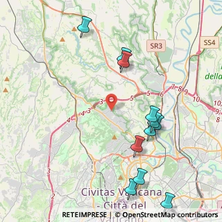 Mappa Via Monteromano, 00189 Roma RM, Italia (5.12)