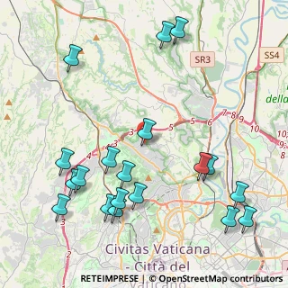 Mappa Via Monteromano, 00189 Roma RM, Italia (5.37)