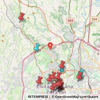 Mappa Via Monteromano, 00189 Roma RM, Italia (6.725)