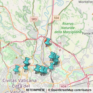 Mappa Via Talla, 00138 Roma RM, Italia (4.93375)