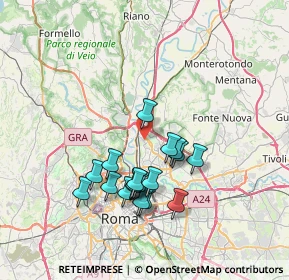 Mappa Via Talla, 00138 Roma RM, Italia (6.92444)