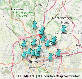 Mappa Via Talla, 00138 Roma RM, Italia (6.33895)