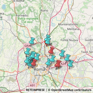 Mappa Via Talla, 00138 Roma RM, Italia (7.96158)