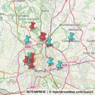 Mappa Via Talla, 00138 Roma RM, Italia (7.73923)