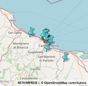 Mappa Via delle Begonie, 86039 Termoli CB, Italia (5.59818)