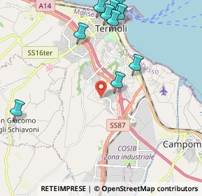 Mappa Via delle Begonie, 86039 Termoli CB, Italia (2.70273)