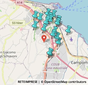 Mappa Via delle Begonie, 86039 Termoli CB, Italia (1.6725)