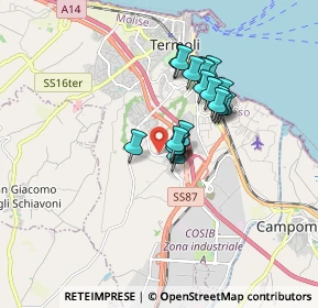 Mappa Via delle Begonie, 86039 Termoli CB, Italia (1.3265)