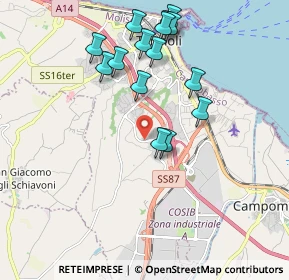 Mappa Via delle Begonie, 86039 Termoli CB, Italia (2.05333)