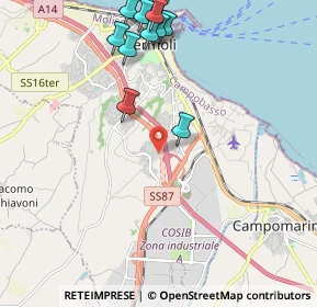 Mappa Via degli Eucalipti, 86039 Termoli CB, Italia (2.55182)