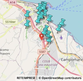 Mappa Via degli Eucalipti, 86039 Termoli CB, Italia (1.974)