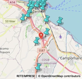 Mappa Via degli Eucalipti, 86039 Termoli CB, Italia (2.58063)