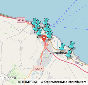 Mappa Via degli Eucalipti, 86039 Termoli CB, Italia (2.76636)