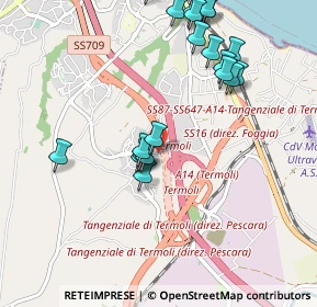 Mappa Via degli Eucalipti, 86039 Termoli CB, Italia (1.122)