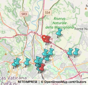 Mappa Via Mario Castellani, 00138 Roma RM, Italia (4.798)