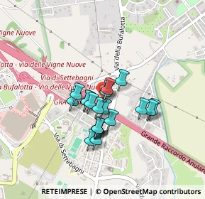 Mappa Via Ortezzano, 00138 Roma RM, Italia (0.3225)