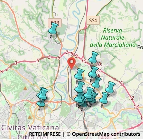 Mappa Via San Gimignano, 00138 Roma RM, Italia (4.2345)