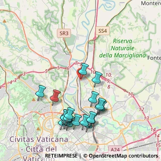 Mappa Via San Gimignano, 00138 Roma RM, Italia (4.7565)
