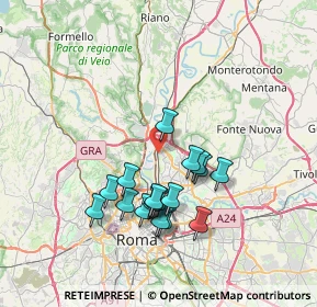 Mappa Via San Gimignano, 00138 Roma RM, Italia (6.91778)