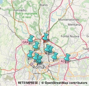 Mappa Via San Gimignano, 00138 Roma RM, Italia (6.62727)