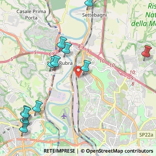 Mappa Via San Gimignano, 00138 Roma RM, Italia (2.945)