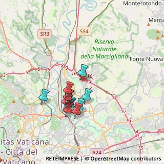 Mappa Via Alberto Lionello, 00138 Roma RM, Italia (3.3525)