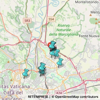 Mappa Via Alberto Lionello, 00138 Roma RM, Italia (2.86667)
