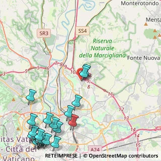 Mappa Via Alberto Lionello, 00138 Roma RM, Italia (6.966)
