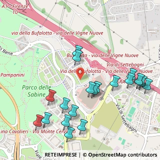 Mappa Via Alberto Lionello, 00138 Roma RM, Italia (0.633)