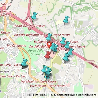 Mappa Via Alberto Lionello, 00138 Roma RM, Italia (1.071)