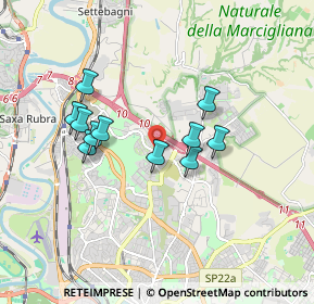 Mappa Via Alberto Lionello, 00138 Roma RM, Italia (1.58909)