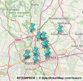 Mappa Via Alberto Lionello, 00138 Roma RM, Italia (5.935)