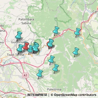 Mappa Via delle Cave, 00024 Castel Madama RM, Italia (7.8615)
