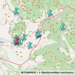 Mappa Via delle Cave, 00024 Castel Madama RM, Italia (4.68846)